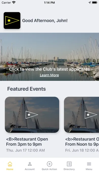 Mimico Cruising Club سکرین شاٹس