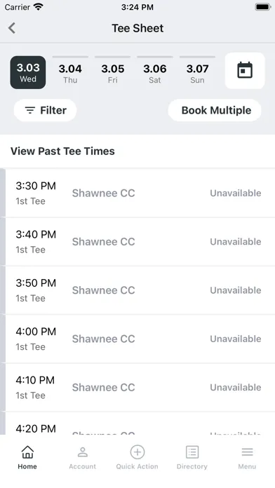 Tangkapan layar Shawnee Country Club
