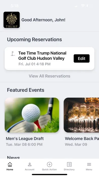 Скриншоты Trump Golf Hudson Valley