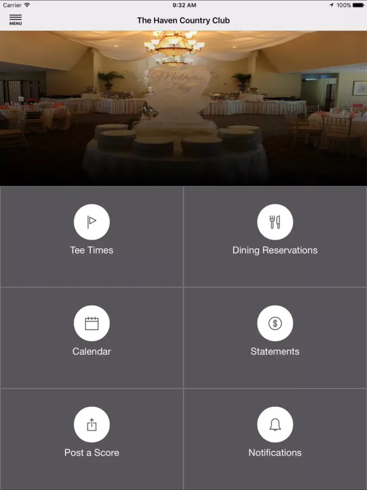 The Haven Country Club iPad 应用截图