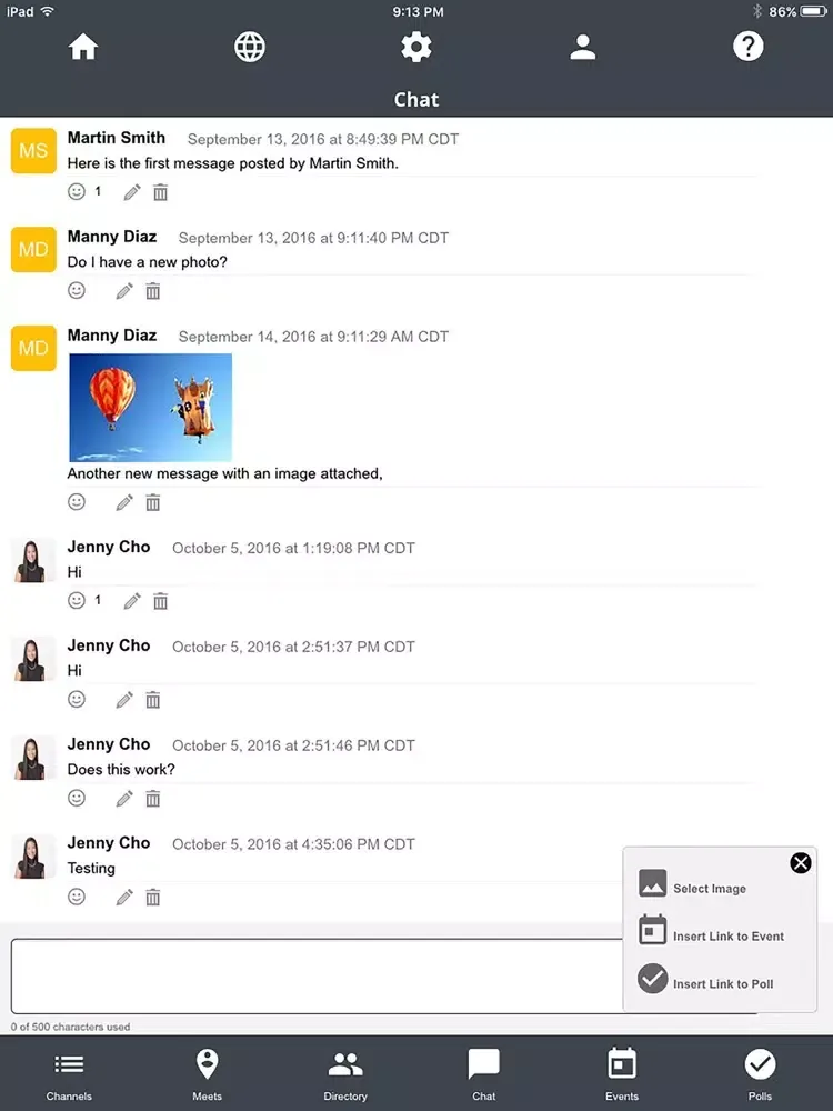 Zrzuty ekranu AWC iPad 