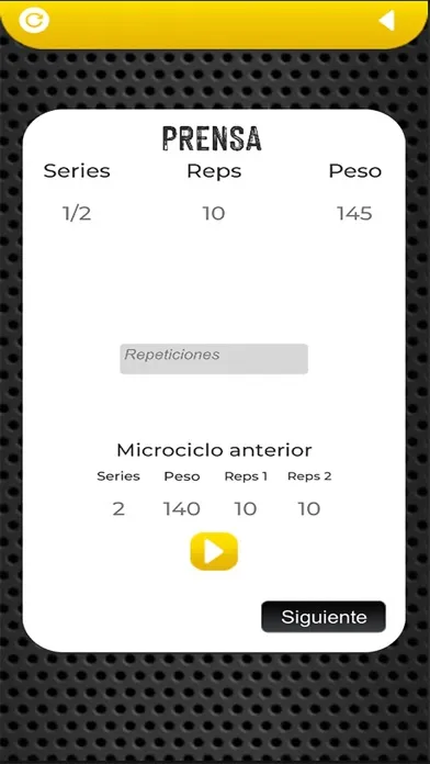 Capturas de pantalla de club fitness Entrenamientos