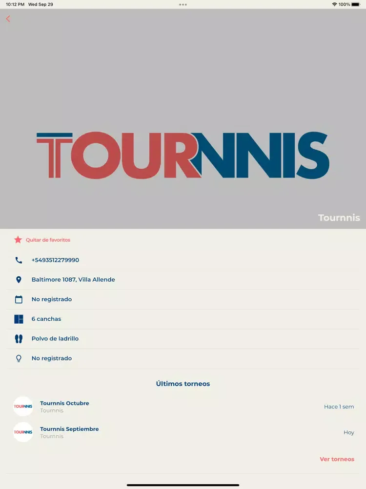 Screenshot di Clubi iPad 