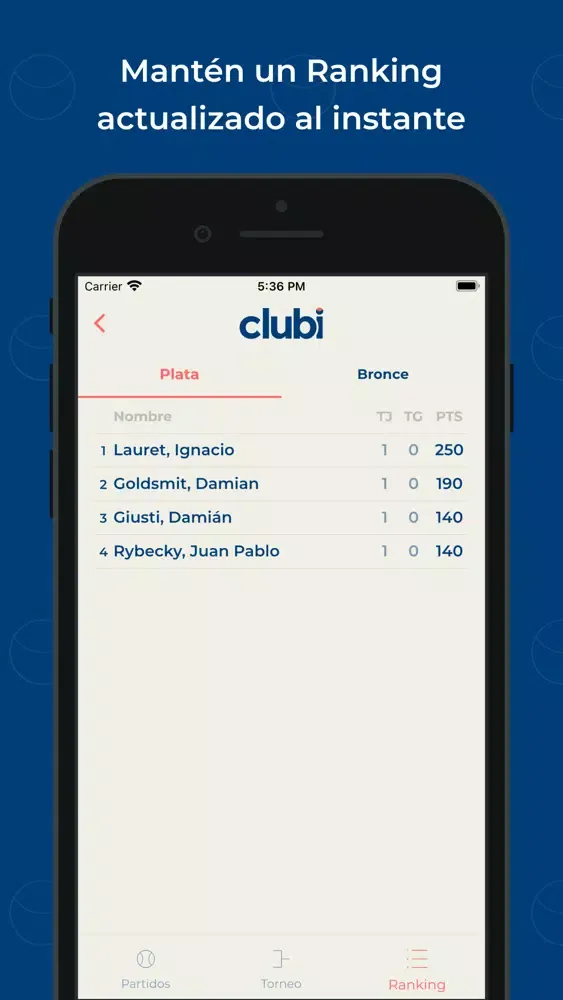 Screenshot di Clubi