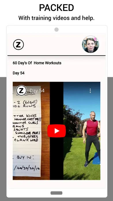 Ảnh chụp màn hình của Zone Fitness