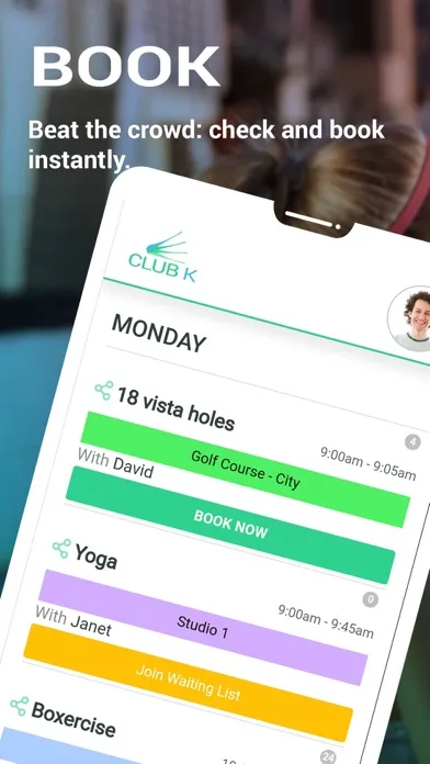 Ảnh chụp màn hình của ClubLink