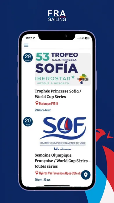 FRA Sailing -  FFVoile स्क्रीनशॉट