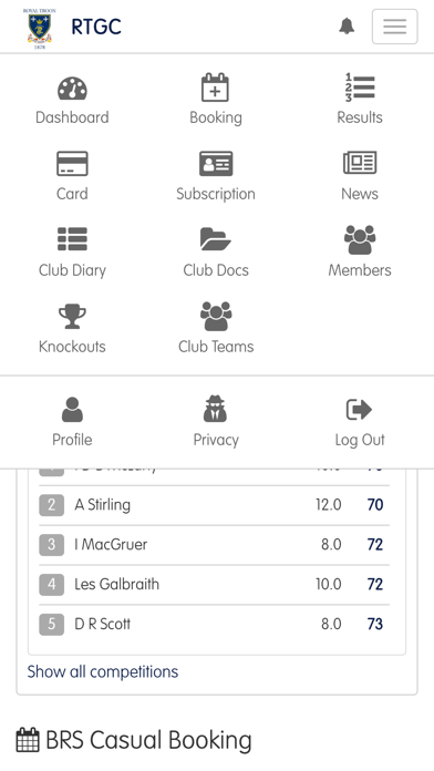 Royal Troon Members Screenshots