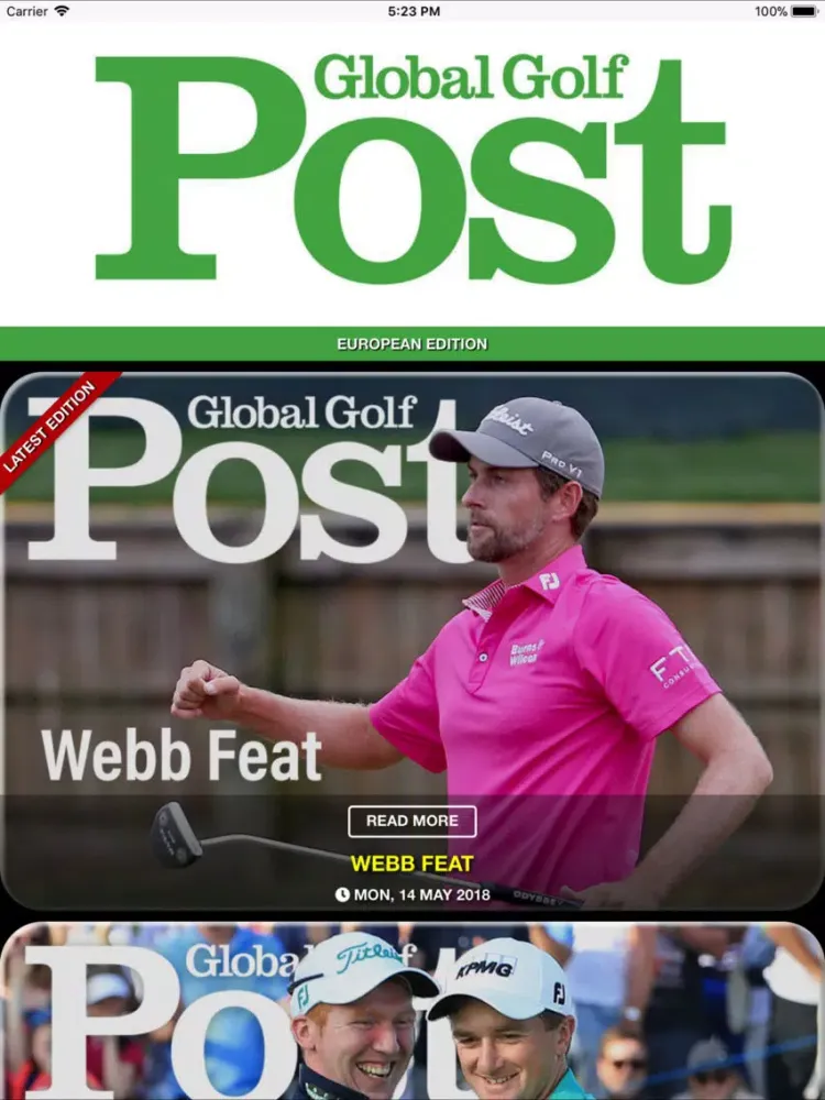 Скриншоты Global Golf Post (Intl.) iPad 