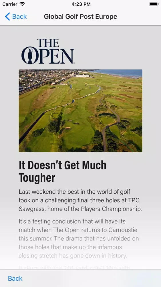 Скриншоты Global Golf Post (Intl.)