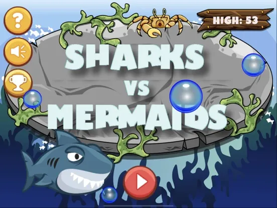 Capturas de tela do Sharks vs Mermaids iPad 