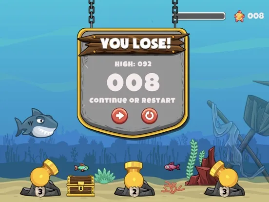 Capturas de tela do Sharks vs Mermaids iPad 