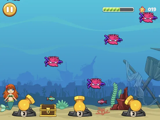 Capturas de tela do Sharks vs Mermaids iPad 