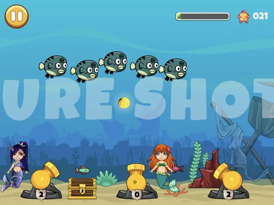 Capturas de tela do Sharks vs Mermaids iPad 