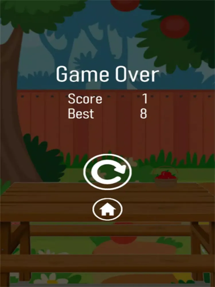 Catch the Falling Apples iPad  स्क्रीनशॉट