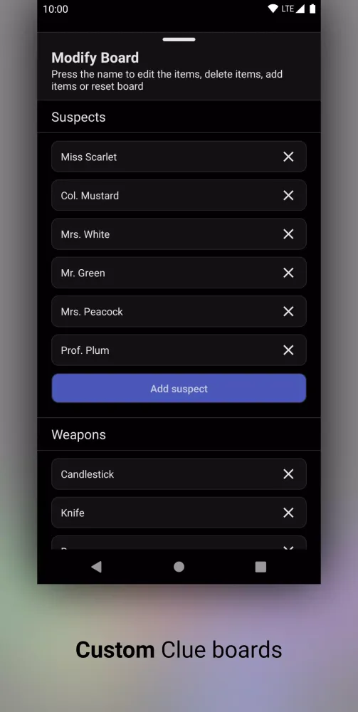 Capturas de pantalla de Clue Notes