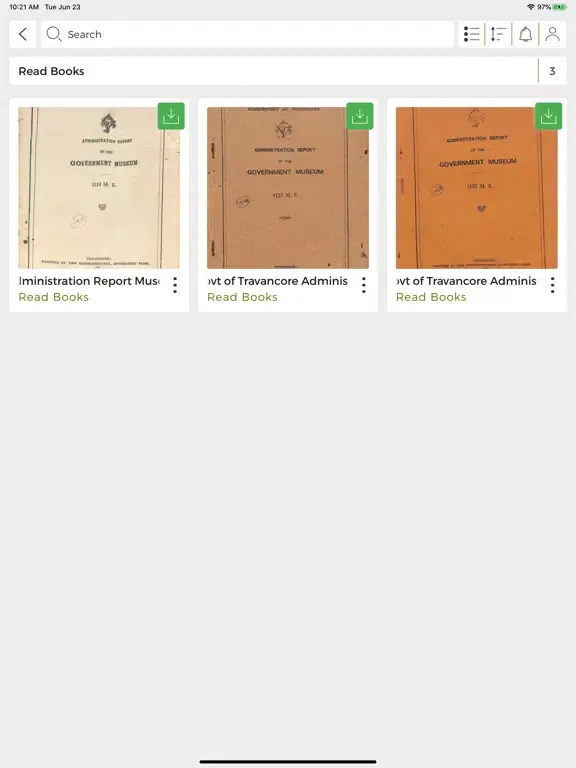 Captures d'écran de Museum Library iPad 