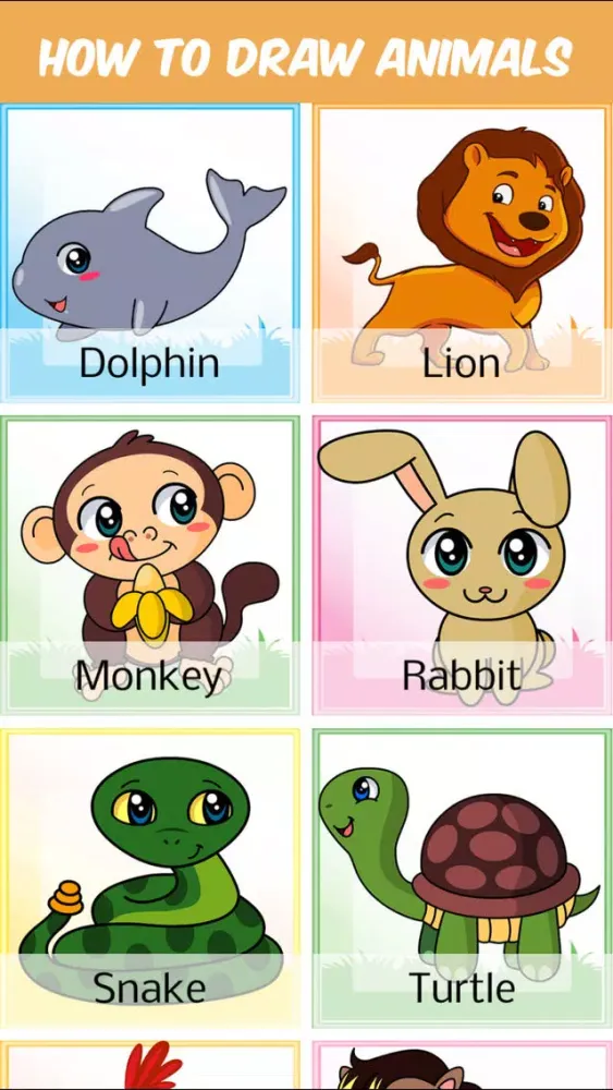 Screenshot di How to Draw Cute Animals