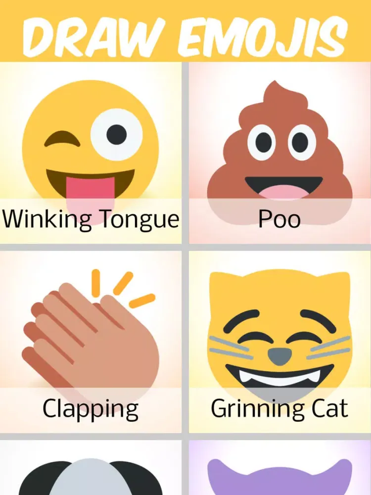 Скриншоты How to Draw Emojis iPad 