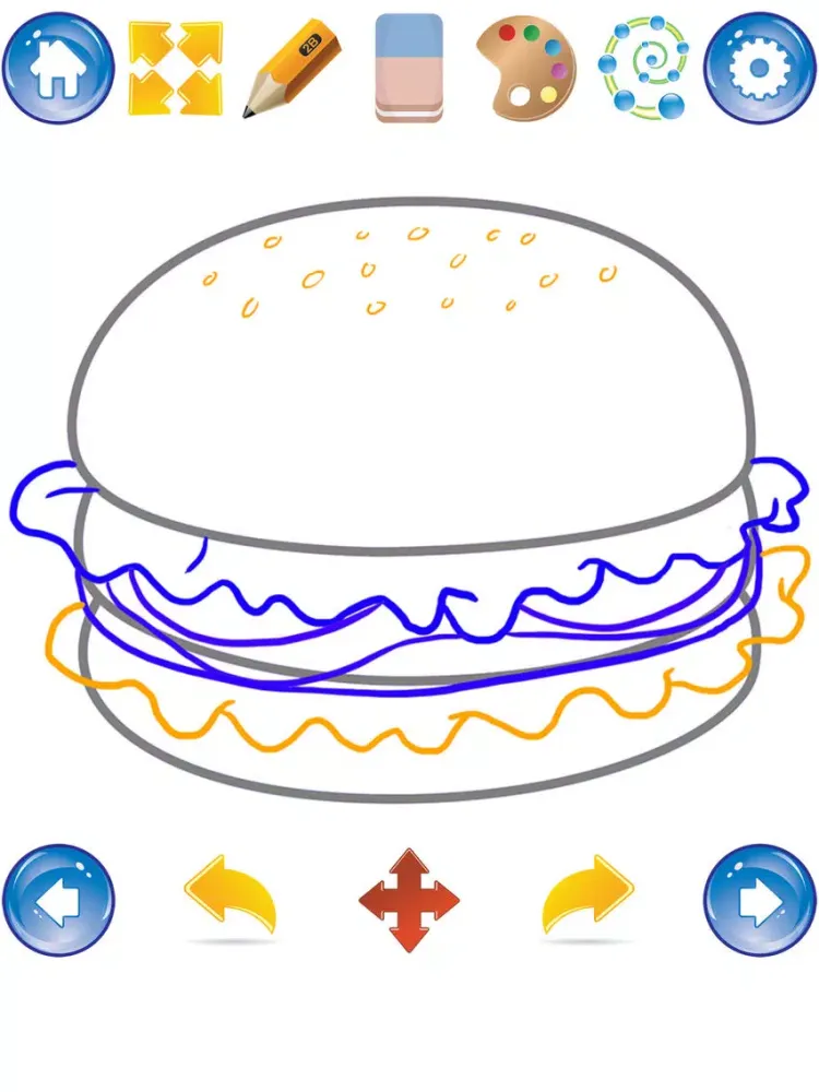 How to Draw Cute Food iPad 应用截图