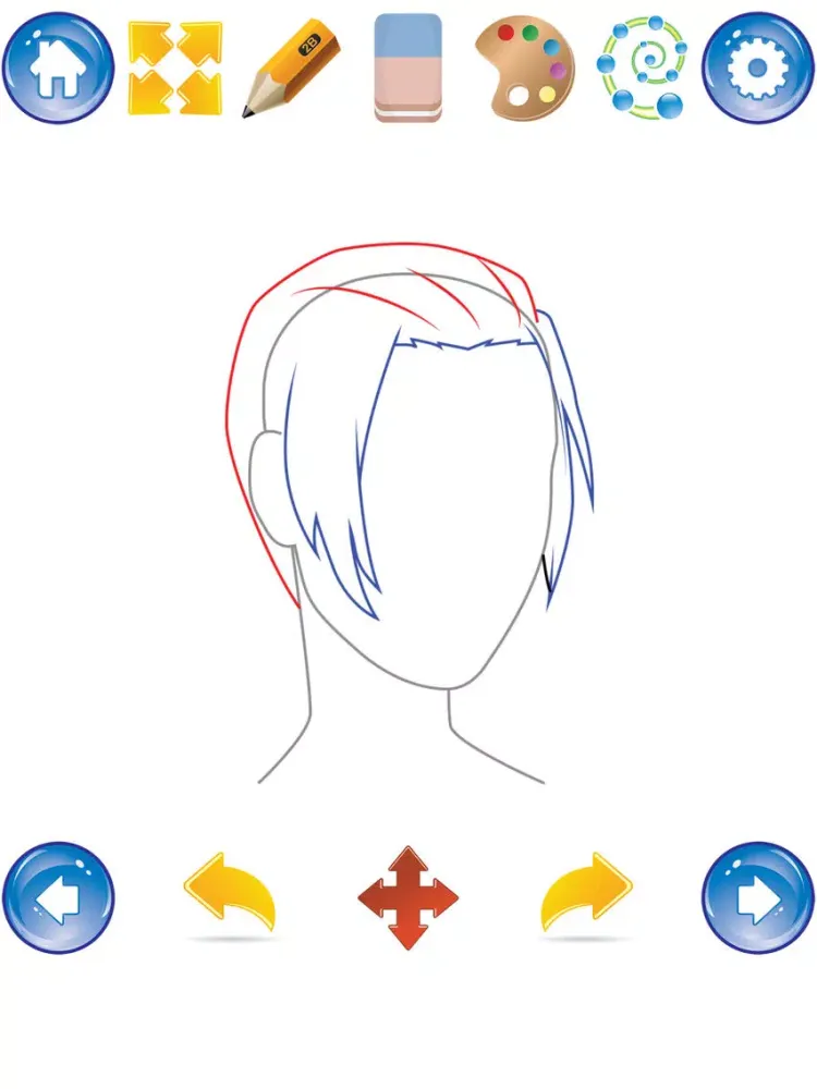 How to Draw Hair iPad  Ekran Görüntüleri