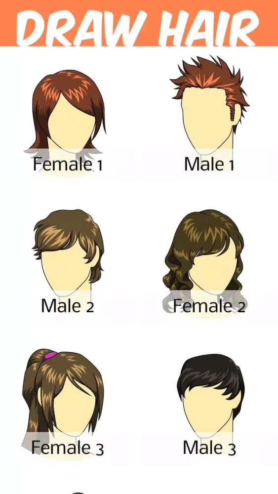 How to Draw Hair Ekran Görüntüleri