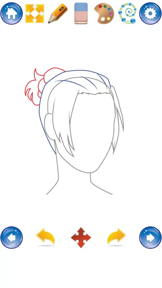 How to Draw Hair Ekran Görüntüleri