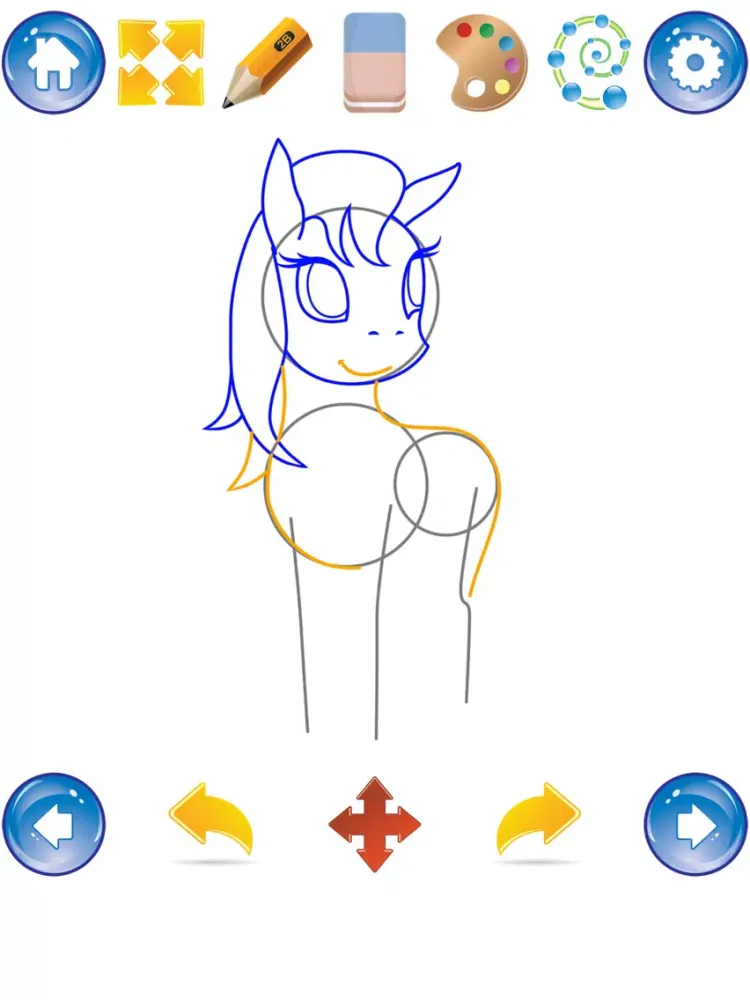 Скриншоты How to Draw Pony iPad 