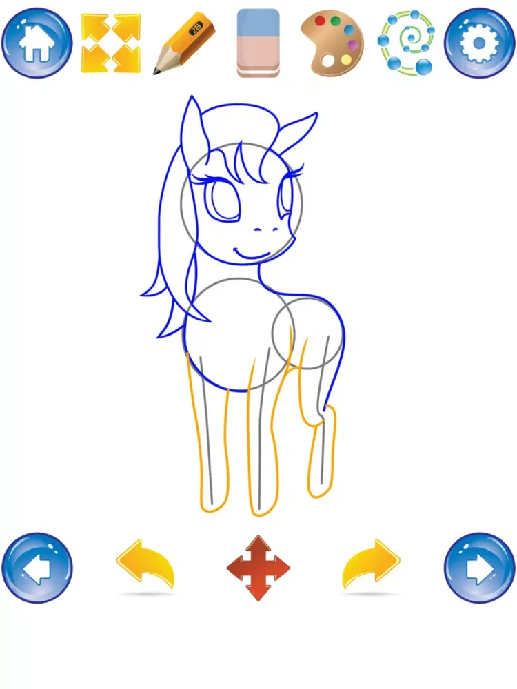 Скриншоты How to Draw Pony iPad 
