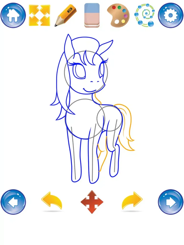 Скриншоты How to Draw Pony iPad 