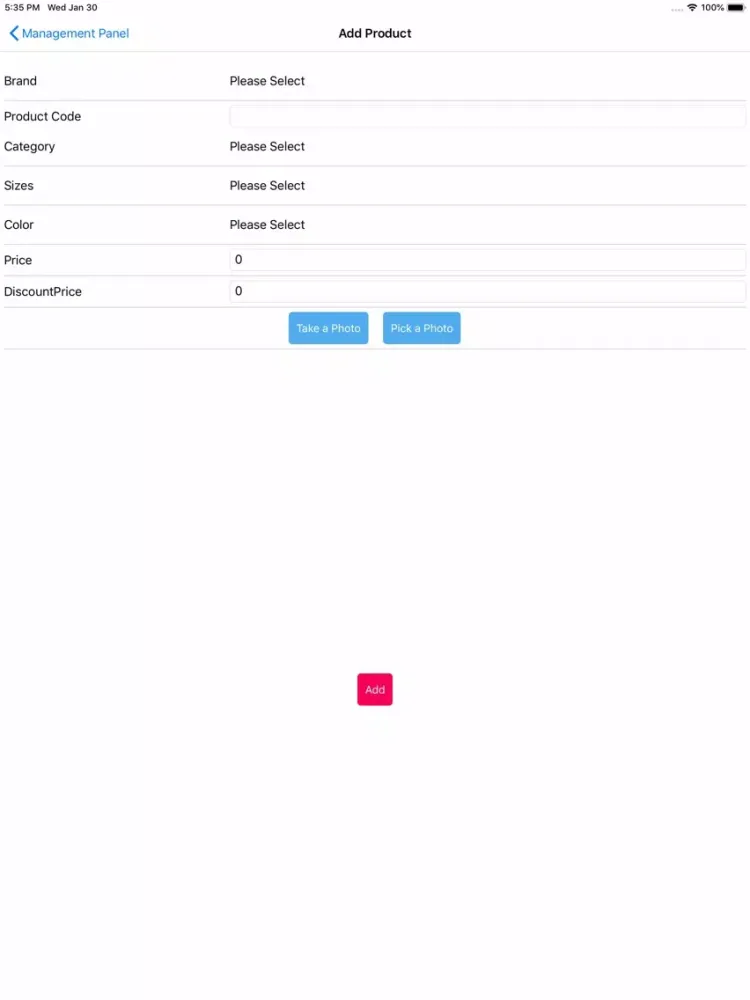 Depi Shop iPad 应用截图