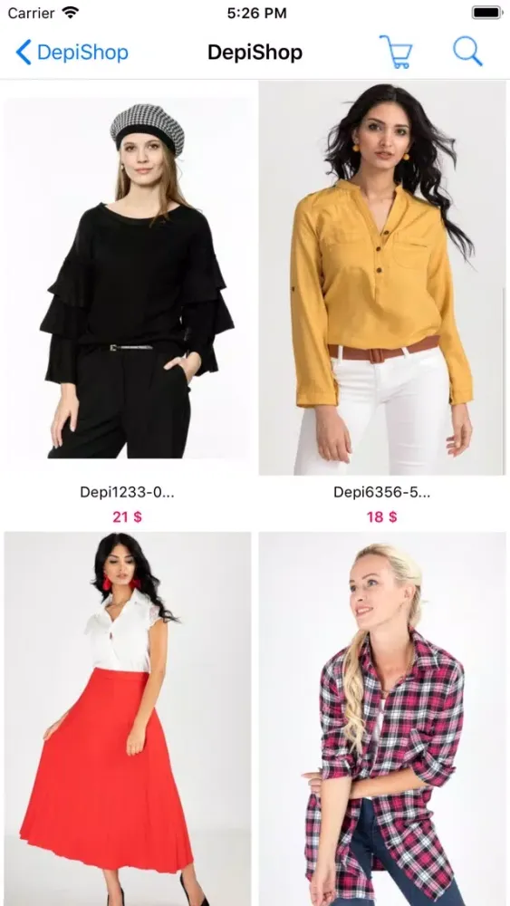 Depi Shop应用截图