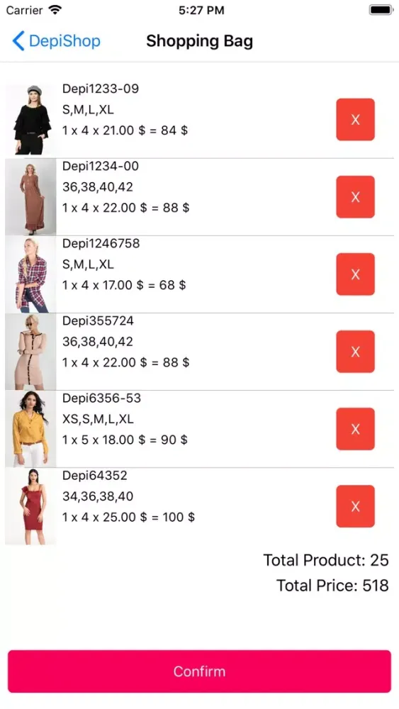 Depi Shop应用截图