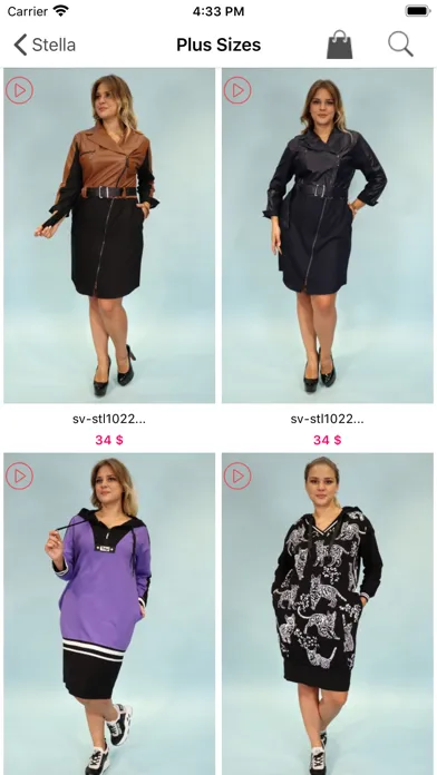 Capturas de tela do Stella Shop