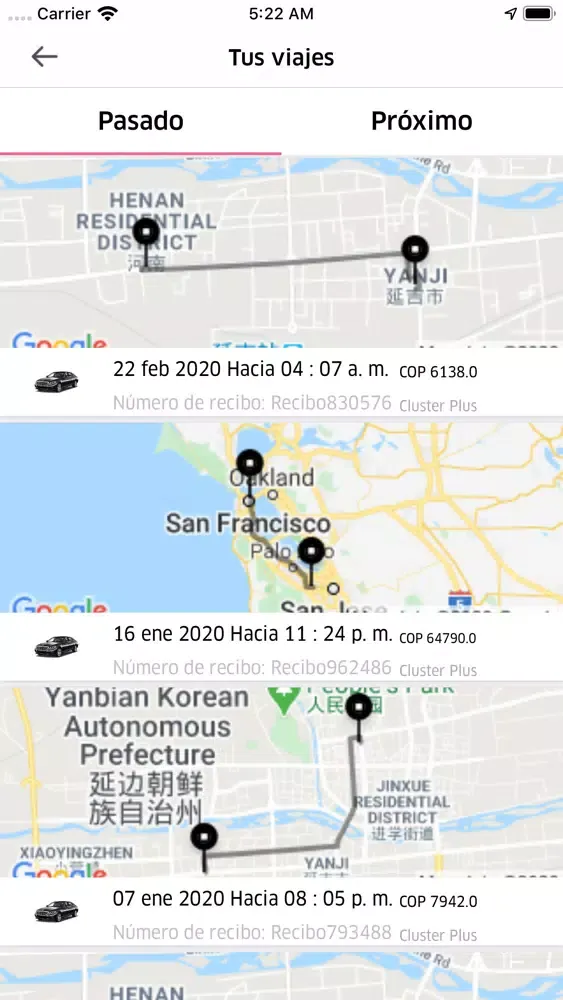 تصاویر Cluster Pasajero