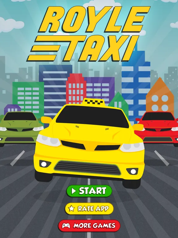Royle Taxi Ride Highway Crash iPad Screenshots