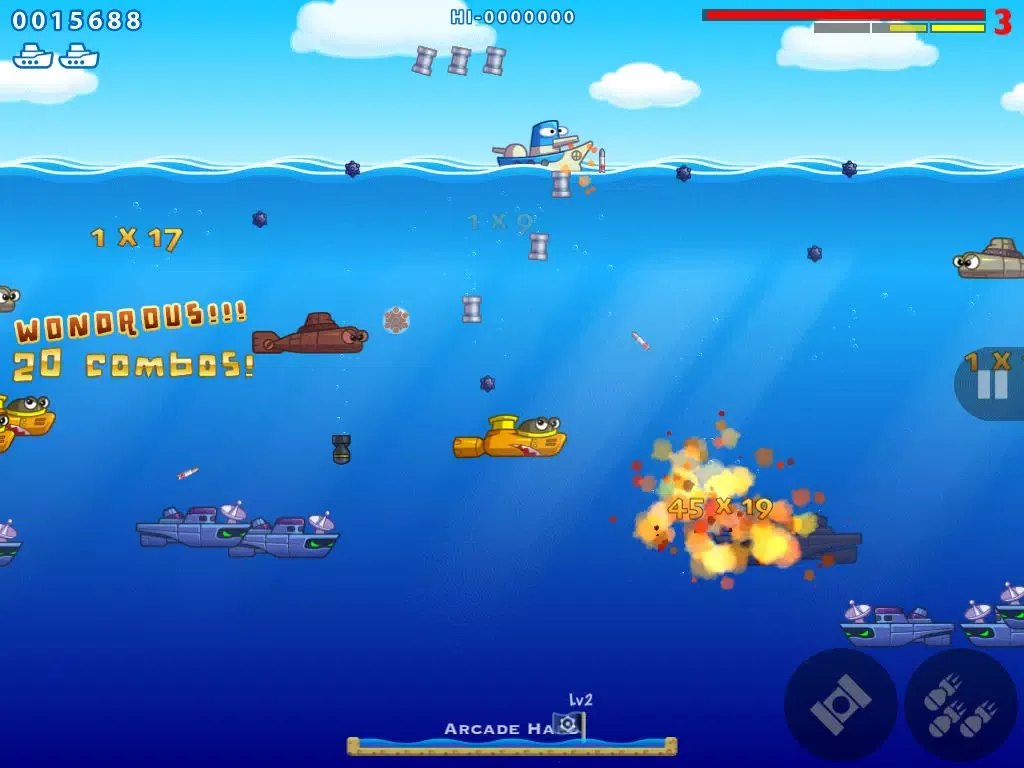 Screenshot di Depth Basara - Submarine Hunter Remake iPad 