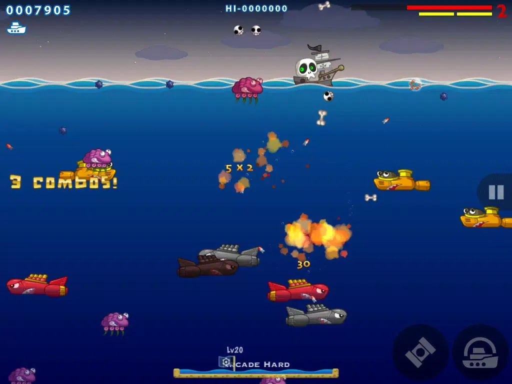 Screenshot di Depth Basara - Submarine Hunter Remake iPad 