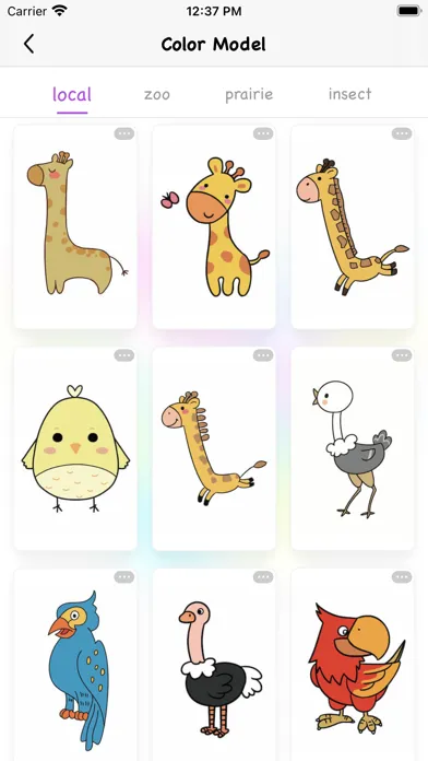 تصاویر Animals Coloring and painting