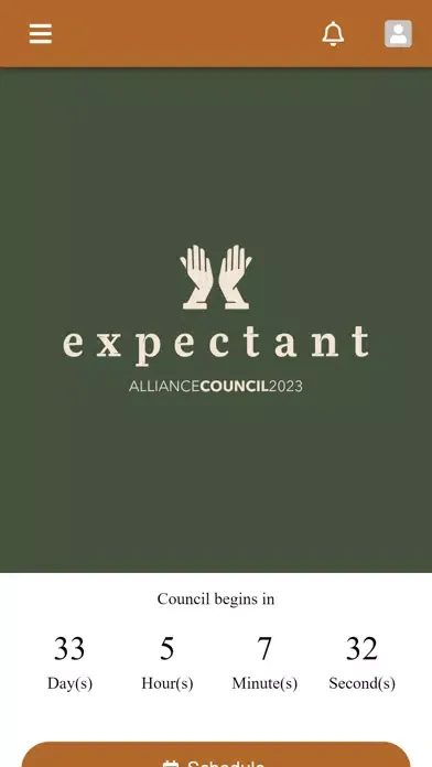 Capturas de tela do Alliance Council 2023