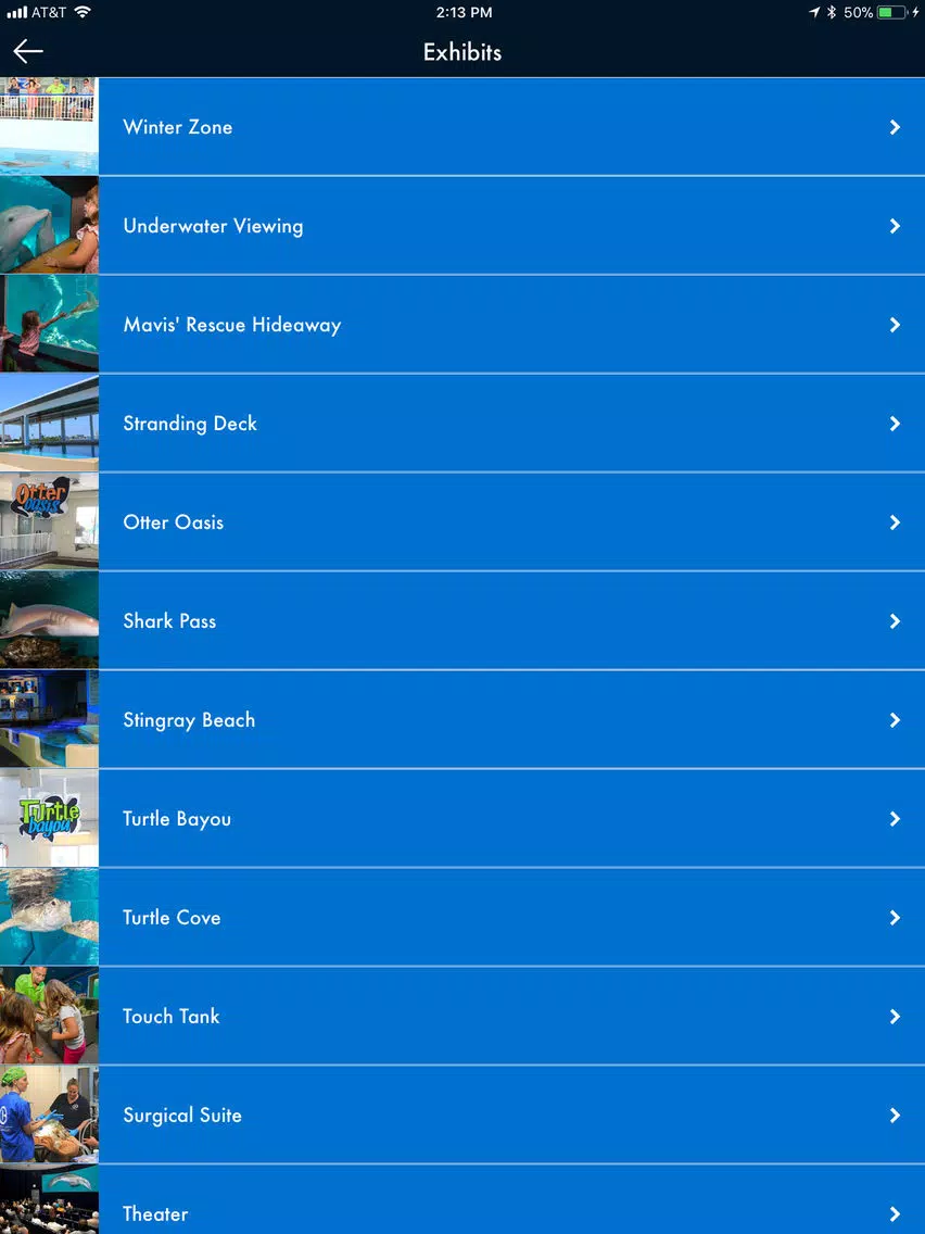 صور Clearwater Marine Aquarium iPad 