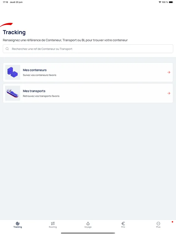 CMA CGM iPad 应用截图
