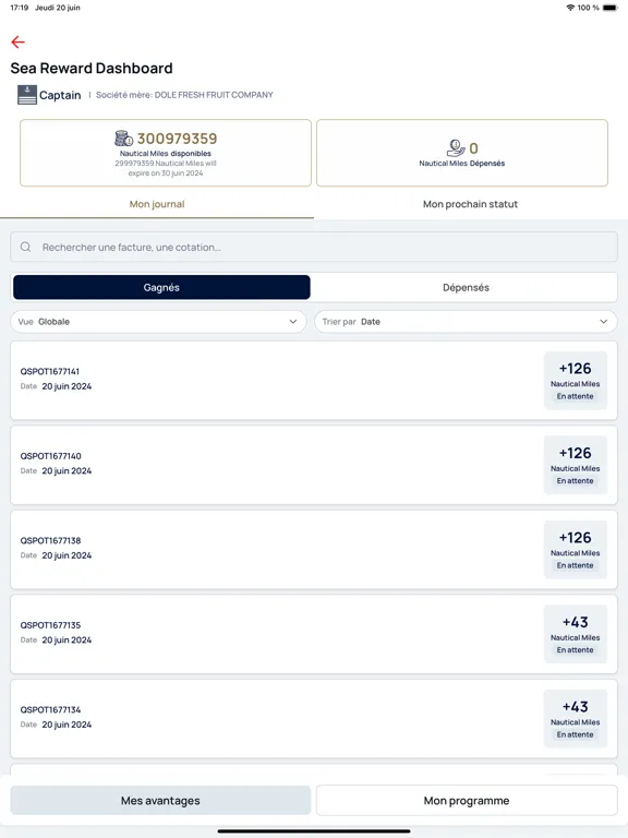 CMA CGM iPad 应用截图
