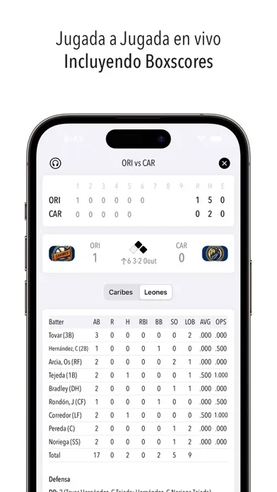 Capturas de tela do Beisbol VE: Liga Venezolana