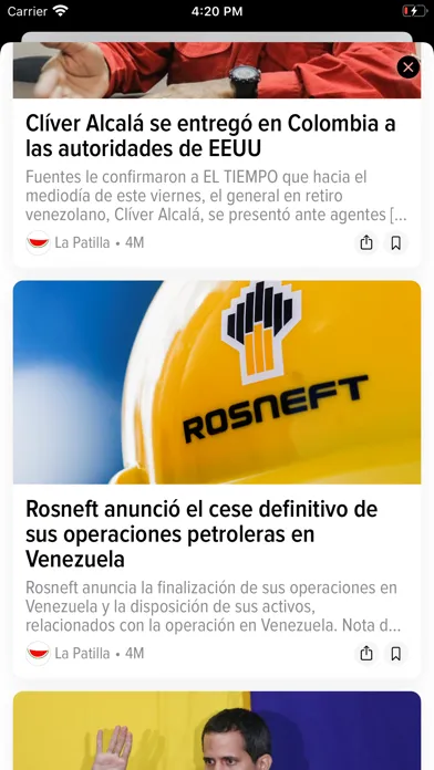 Скриншоты Noticias VE