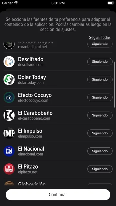 Скриншоты Noticias VE