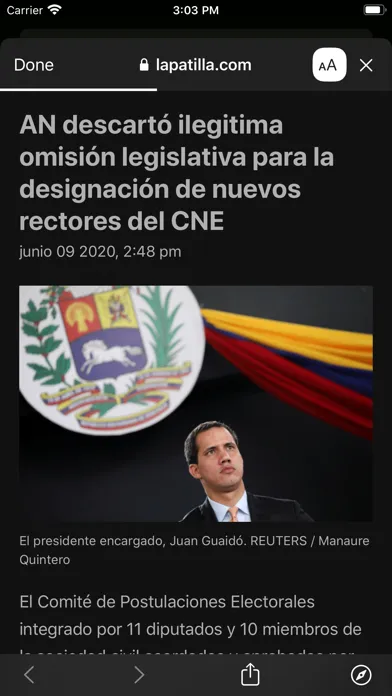 Скриншоты Noticias VE
