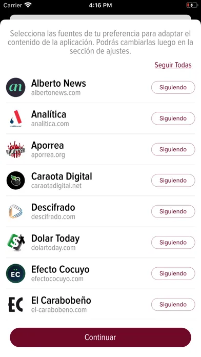 Скриншоты Noticias VE