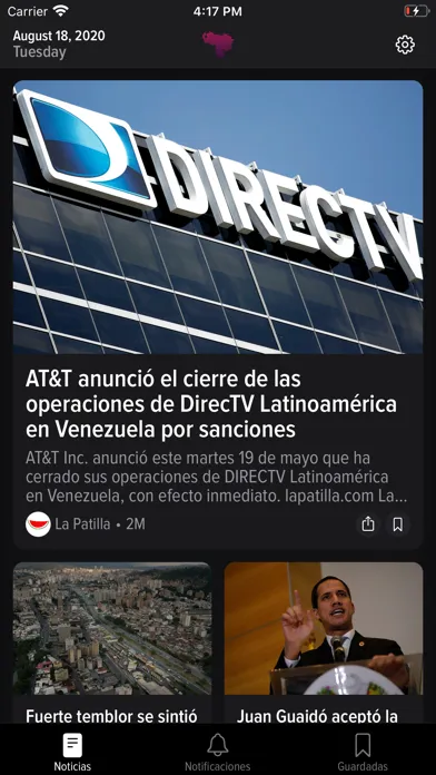 Скриншоты Noticias VE