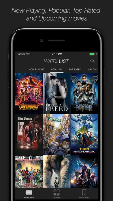Zrzuty ekranu WatchList: Movies